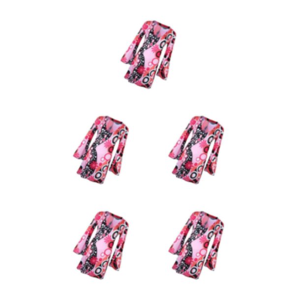 Qarigey Mujer Estilo Retro 60s 70s Hippie Disfraz Dress Disfraz Set XL Type2