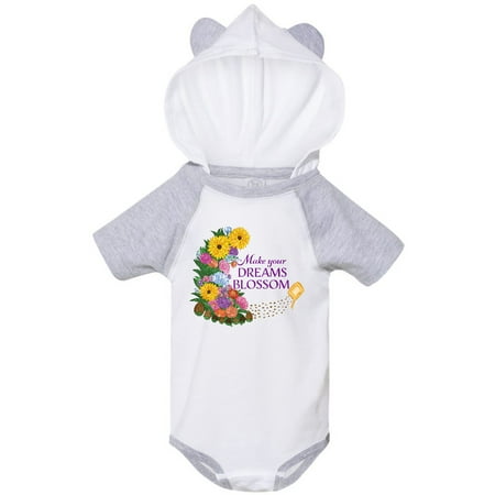 

Inktastic Make Your Dreams Blossom with Wildflowers Gift Baby Boy or Baby Girl Bodysuit