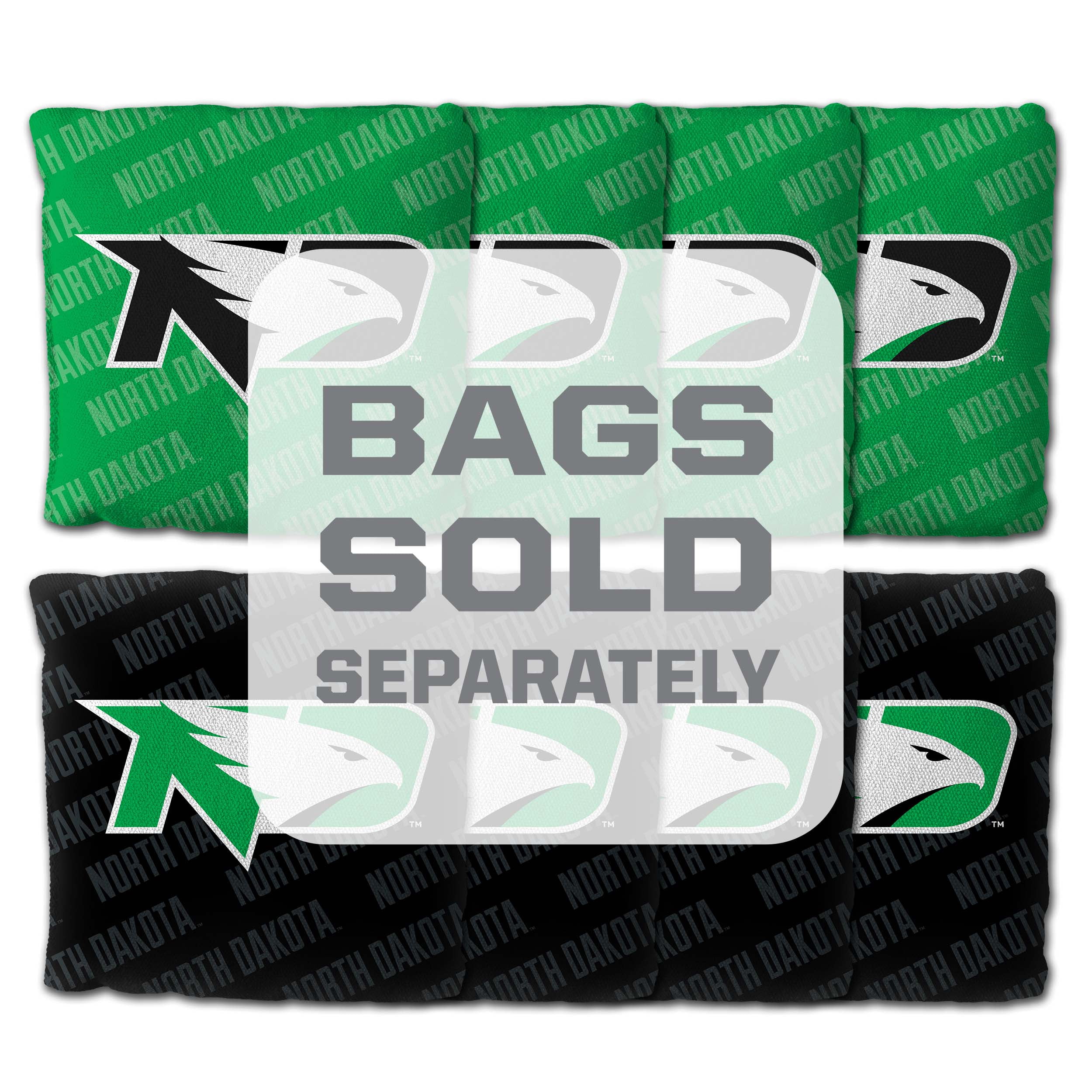 YouTheFan NCAA North Dakota Fighting Hawk 2' x 3' Cornhole Game No Bags