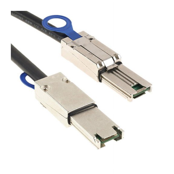CY External Mini SAS 26Pin 4x SFF-8088 to SFF 8088 4 Lane Data Disk Raid Multilane Cable 6Gbps