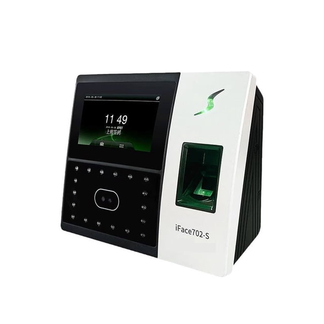 Iface702-s Machine de Reconnaissance Faciale avec Empreintes Digitales, ZK302 Machine à Horloger, Calculs Précis
