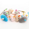 thumbnail image 2 of 1pc Mouse Colorful Plush Mouse Scratch-resistant Catnip Play Chase Exercise Interactive Toys Pet Supplies For Indoor Cat Toy He Qiyong unisex, 2 of 2