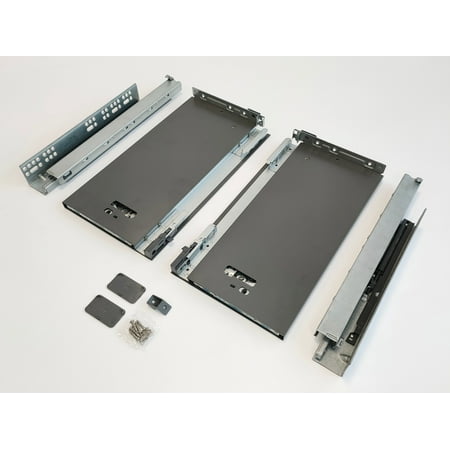 

SYSKOR -Wall Metal Side Drawer Set Full Extension Soft Close