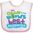 thumbnail image 3 of Inktastic Daddy Worlds Best Podiatrist Boys or Girls Baby Bib, 3 of 4