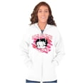 thumbnail image 4 of Betty Boop Eat Ya Heart Out XOXO Zip Hoodie Sweatshirt Women Brisco Brands S, 4 of 5