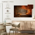 thumbnail image 5 of Elephant Stock Waiting To Fall Wall Art - Horizontal Canvas Wall Art - Living Room Wall Decor - Nature Canvas - Orange And Brown Decor By Ildiko Neer - 45" x 30", 5 of 8