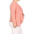 thumbnail image 3 of Women's Plus Size Casual Long Sleeve Open Front Jacket Blazer Made in USA, 3 of 4