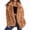 Brown, variant on Women Winter Coats Lapel Faux Fur Jackets Open Front Mid-Long Cardigan Coat Casual Warm Winter Outwear Jackets Black XXL