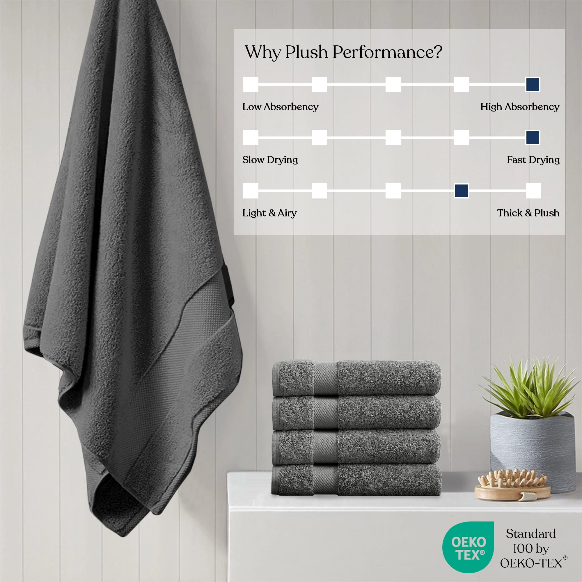 A1 Home Collections 100% Organic Cotton 700 GSM Plush Feather Touch Quick Dry Bath Sheet, GOTS Certified, Oeko-Tex Green Certified, Organic Cotton Bath Sheet
