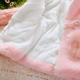 thumbnail image 6 of GYRATEDREAM Toddler Baby Girls Winter Fleece Coat Hooded Snowsuit Thicken Warm Jacket Outwear Overcoat, 6 of 6