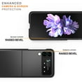 thumbnail image 3 of Protex Case Designed For Samsung Galaxy Z Flip 4 Case Solid Black, 3 of 7