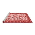 thumbnail image 2 of Ahgly Company Machine Washable Indoor Square Abstract Red Modern Area Rugs, 8' Square, 2 of 4