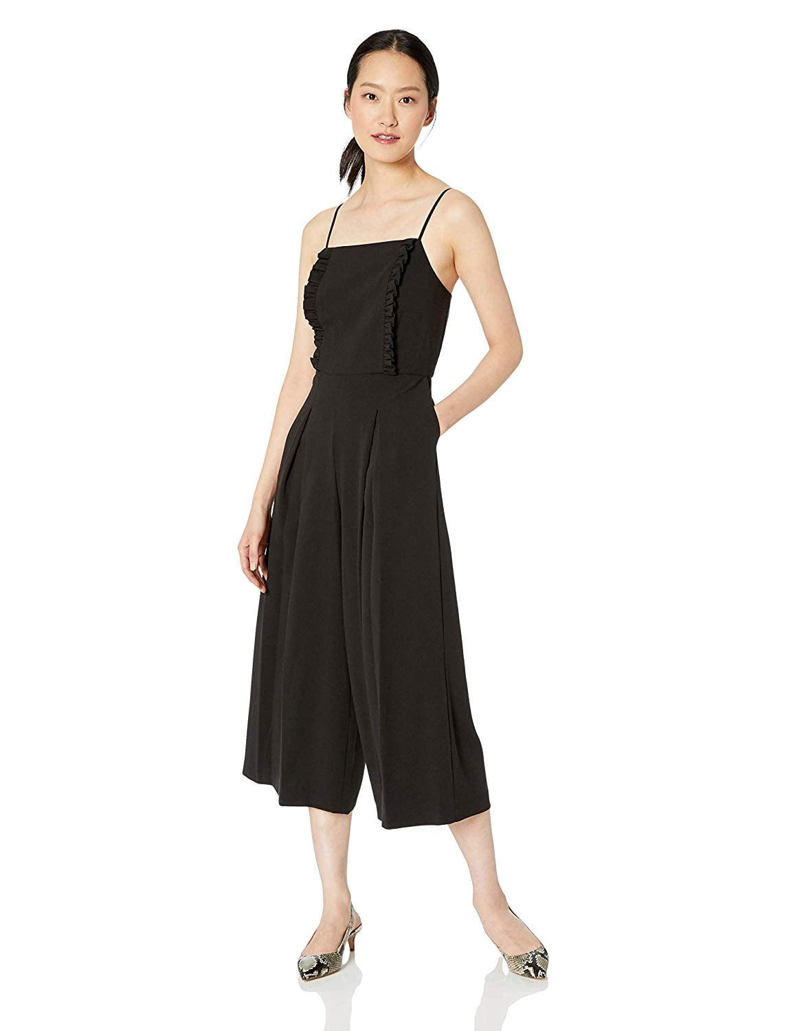 women's cropped jumpsuit