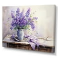 thumbnail image 2 of Designart "Still Life With Violet Accents" Violets Canvas Prints, 2 of 7