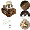 thumbnail image 4 of SPRING Push Button Catch Lock Cupboard Door Latch Knob Motorhome Cabinet Camper Caravan, 4 of 9