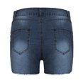 thumbnail image 4 of Pantalones cortos de mezclilla rotos para mujer a la moda, pantalones vaqueros rasgados de cintura alta, Pantalones ajustados Fridja  fhjkhfk459465, 4 of 6