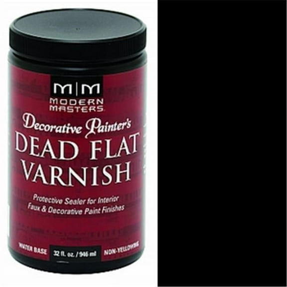 MODERN MASTERS DP609 1 Qt. Dead Flat Varnish Interior