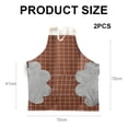 thumbnail image 2 of 2 uds. Limpiador de manos de cocina delantal a rayas para el hogar delantal grueso impermeable y a prueba de aceite MFZFUKR BST3054692-3, 2 of 6