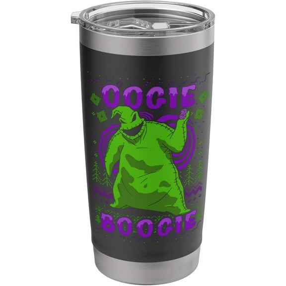 Nightmare Before Christmas Oogie Boogie Ugly Sweater Stainless Steel Insulated Tumbler