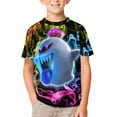 thumbnail image 2 of Luigi's Mansion Unisex T-Shirt for Boys Girls Short Sleeve Sports Top Breathable Blouse 3D Prints Tee Shirts Casual Children Clothing 140CM, 2 of 8