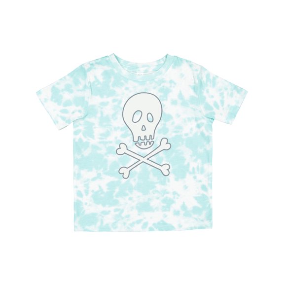 Inktastic Skull and Crossbones Boys or Girls Toddler T-Shirt