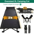 MOPHOTO Oversized 78"*32" Portable Folding Bed for Adults, Heavy Duty