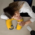 thumbnail image 3 of Lsque Sml Jeffy Print Travel Pillow Memory Foam - Head Neck Support Airplane Pillow U-Shaped Neck Pillow for Traveling, Car, Home, Office, 3 of 7