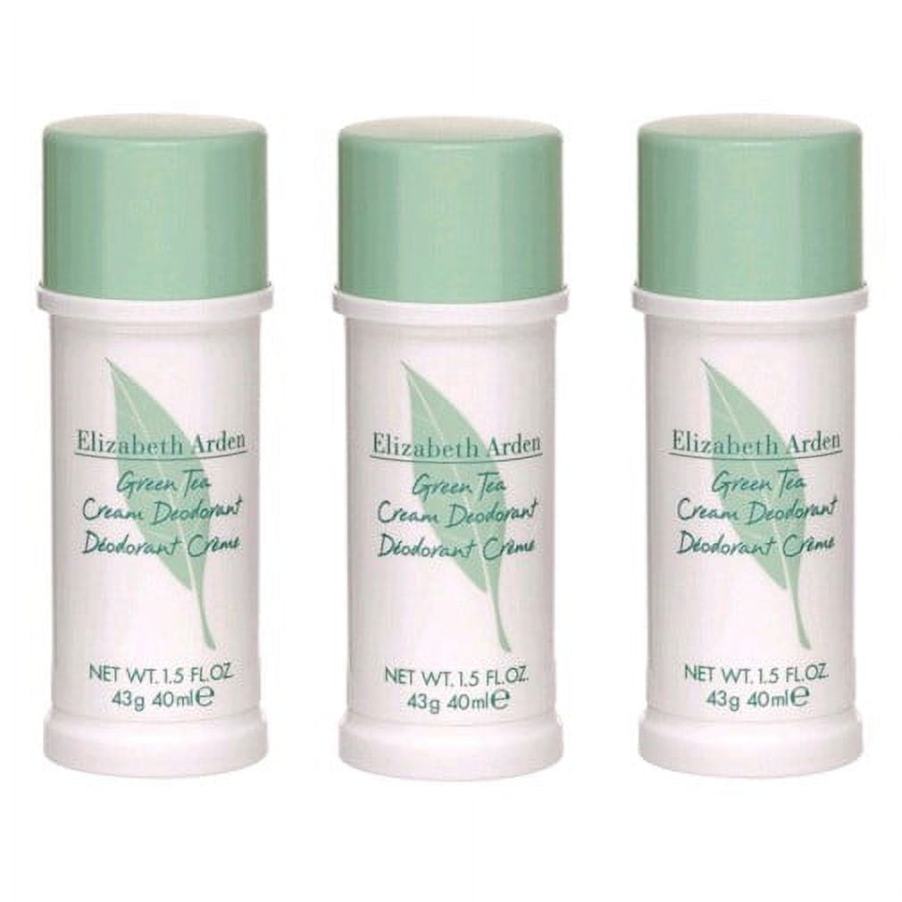 Green Tea by Elizabeth Arden 3x1.5oz 4.5oz total Cream Deodorant women