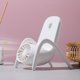 thumbnail image 1 of Ventilador con soporte para teléfono modelo silla, 1 pieza, blanco ZefeiWu 8390615445573, 1 of 1