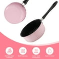 thumbnail image 2 of Luzkey Small Saucepan Heating Milk Melting Butter Boiling Water Cooking Pots Mini Soup Pot Porridge Cooking Pot Milk RV Travel Gas Pink, 2 of 12