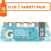 Gatorade Frost Thirst Quencher Variety Pack, Glacier Freeze/Cherry/Arctic Blitz Sports Drinks, 12 fl oz, 18 Ct Bottles