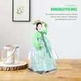 thumbnail image 3 of SHISUYAN Figurine de Poupée Style Coréen Tenue de Poupée Hanbok Décoration de Bureau, 3 of 9