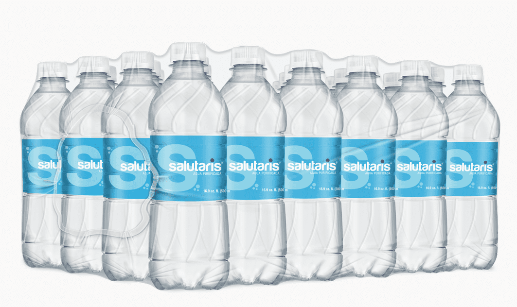 Salutaris, Bottled Drinking Water, 24pack, 16.9oz, Allergens Free, Pet
