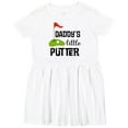 thumbnail image 3 of Inktastic Daddy Little Putter Mini Golf Girls Toddler Dress, 3 of 5
