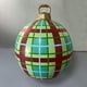 thumbnail image 2 of Bola inflable de Navidad de PVC de 60 cm, adornos de bola de soplado de Navidad grande para patio (K), 2 of 6