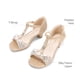 thumbnail image 5 of Sandalias para Niñas DREAM PAIRS KKUMHS2501 Doradas con Tira en T y Perlas, 5 of 6