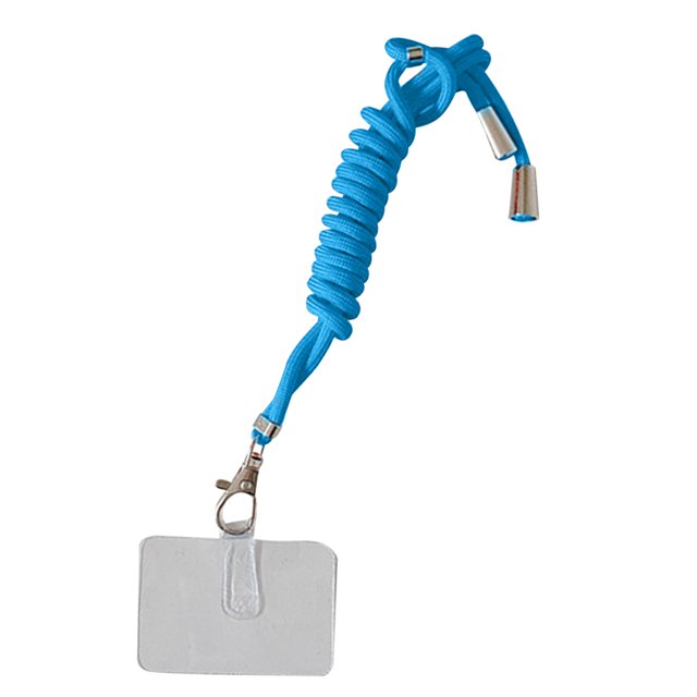 Cuerdas colgantes de nylon para teléfono móvil con tarjeta Cordones para el cuello desmontables Antipérdida Crossbody Collar Cordones Correa Accesorio para teléfono celular Azul oscuro Kearding EL022540-05