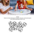thumbnail image 3 of 10PCS Polyhedral  Set, Plastic, Clear Numbers D & D  Set, Lightweight Portable, with Velvet Storage Bag for Role Playing Table Games, 3 of 7
