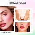 thumbnail image 3 of Color Changing Blush, Soft Brush Clear Liquid Blush Green Waterproof Long Lasting  for Cheeks for Makeup, 3 of 7