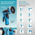thumbnail image 3 of PortableOut 100ft Expandable Flexible Garden Water Hose, 10 Spray Nozzle, Outdoor, Yard, Car Wash, 3 of 7