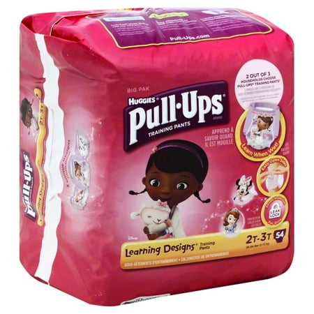 Pull-Ups? Training Pants with Learning Designs? for Girls 2T-3T