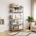 thumbnail image 4 of Yaheetech 5 Tiers Boltless Storage Shelf Goods Rack for Home Warehouse, Silver, 4 of 7