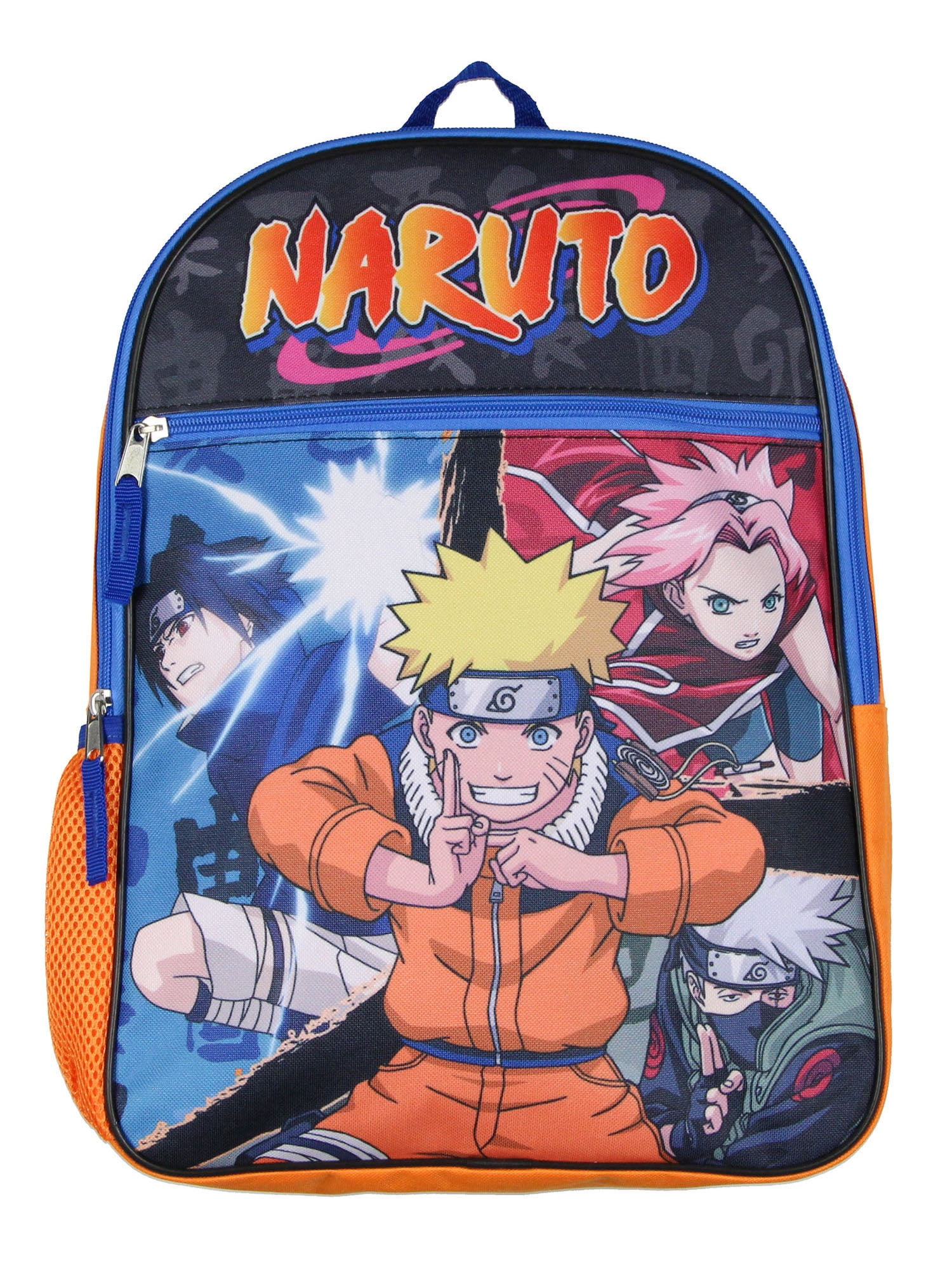 Naruto Shippuden Group Fight Pose Sasuke Sakura Uzumaki School Travel Backpack