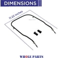 thumbnail image 2 of Whole Parts Dishwasher Heating Element Assembly Part# W11537778 - Replacement & Compatible with Some Jenn Air, Kitchen Aid, Kenmore, Maytag and Whirlpool Dishwashers, 2 of 6