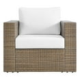 thumbnail image 6 of Modway Convene 4-Piece Outdoor Patio Furniture Set in Cappuccino White, 6 of 10
