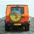 thumbnail image 6 of Fuzoiu horse running freely Print Universal Spare Tire Cover with Buckle Strap, Waterproof Wheel Covers for Jeep, Trailer, RV, Truck and All Car-15 inch, 6 of 6