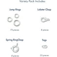 Beadalon Silver Plated Findings Variety Pack for Jewelry Making 112