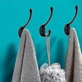 thumbnail image 3 of 10 Pieces Vintage Black Wardrobe Hooks, Wall Hooks Metal Hook Coat Hooks With 25pcs Screws, 3 of 4
