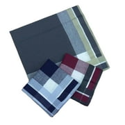 Segolike 12x Fashion Men Plaids Pocket Pocket Square Hankies , Multicolor 40x40cm