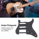 thumbnail image 3 of Golpeador De Guitarra De Plástico, 11 Orificios De Montaje Pieza De Repuesto Placa Rayada De Guitarra Blindaje De Papel De Aluminio Fácil Instalación Para Guitarras Eléctricas, 3 of 7